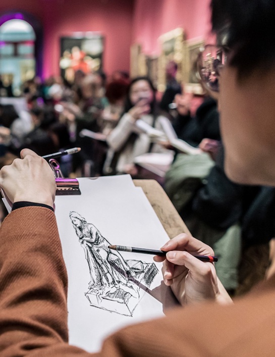 Friday Lates life drawing
