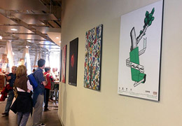 نمایشگاه برگزیدگان پوستر زمین سبز در اكسپوى میلان / گزارش تصویرى