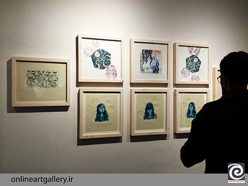 گزارش تصویری نمایشگاه گروهی چاپ دستی با عنوان "چشم های خاموش" در گالری آرته(24مهر94)