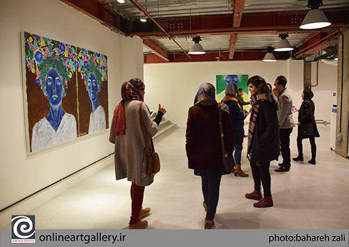 گزارش تصویری نمایشگاه آثار مهدی درویشی در گالری آرت لانژ