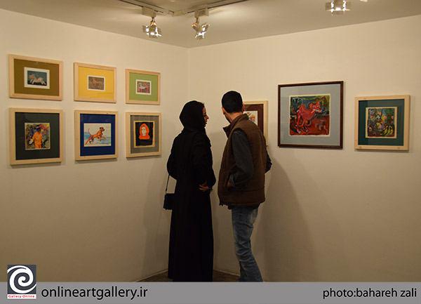 گزارش تصویری نمایشگاه نقاشی های صدرا بنی اسدی با عنوان "مرد عمل" در گالری زیرزمین دستان
