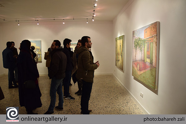 گزارش تصویری نمایشگاه نقاشی های طاهر پورحیدری در گالری هما