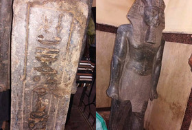 کشف یک مجسمه در خانهی یک قاچاقچی