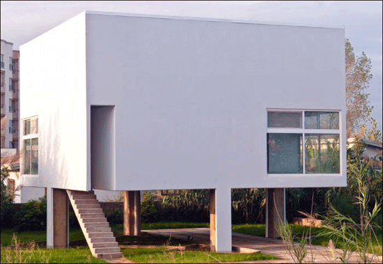 تلفیق معماری مدرن و کیفیت فضایی معماری گذشته در طراحی ویلای درویش آباد