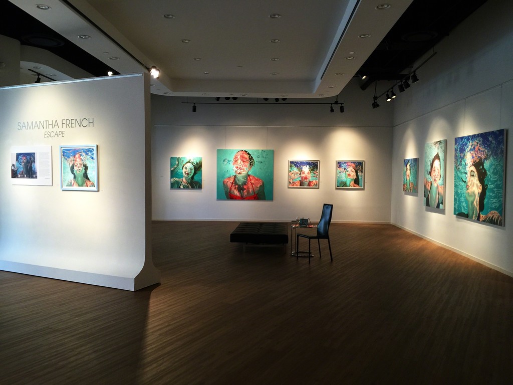 گزارش تصویری نمایشگاه آثار Samantha French و Jessica Pisano تحت عنوان "تعادل و فرار" در Sirona Fine Art امریکا