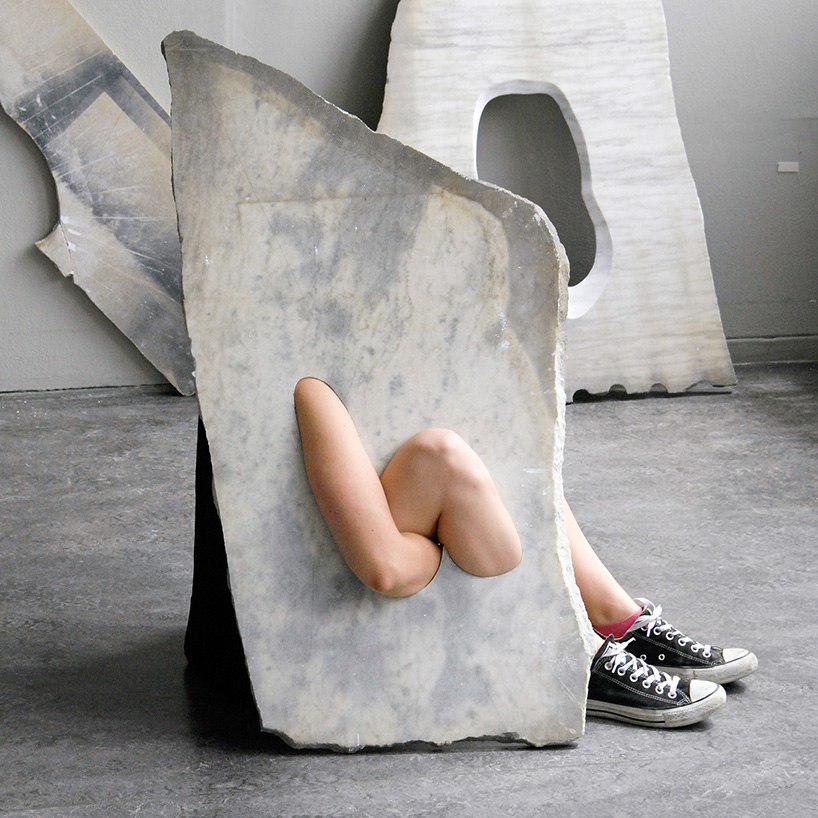 ملاقات سنگ مرمر و بدن؛ در آثار هنرمند هلندی
