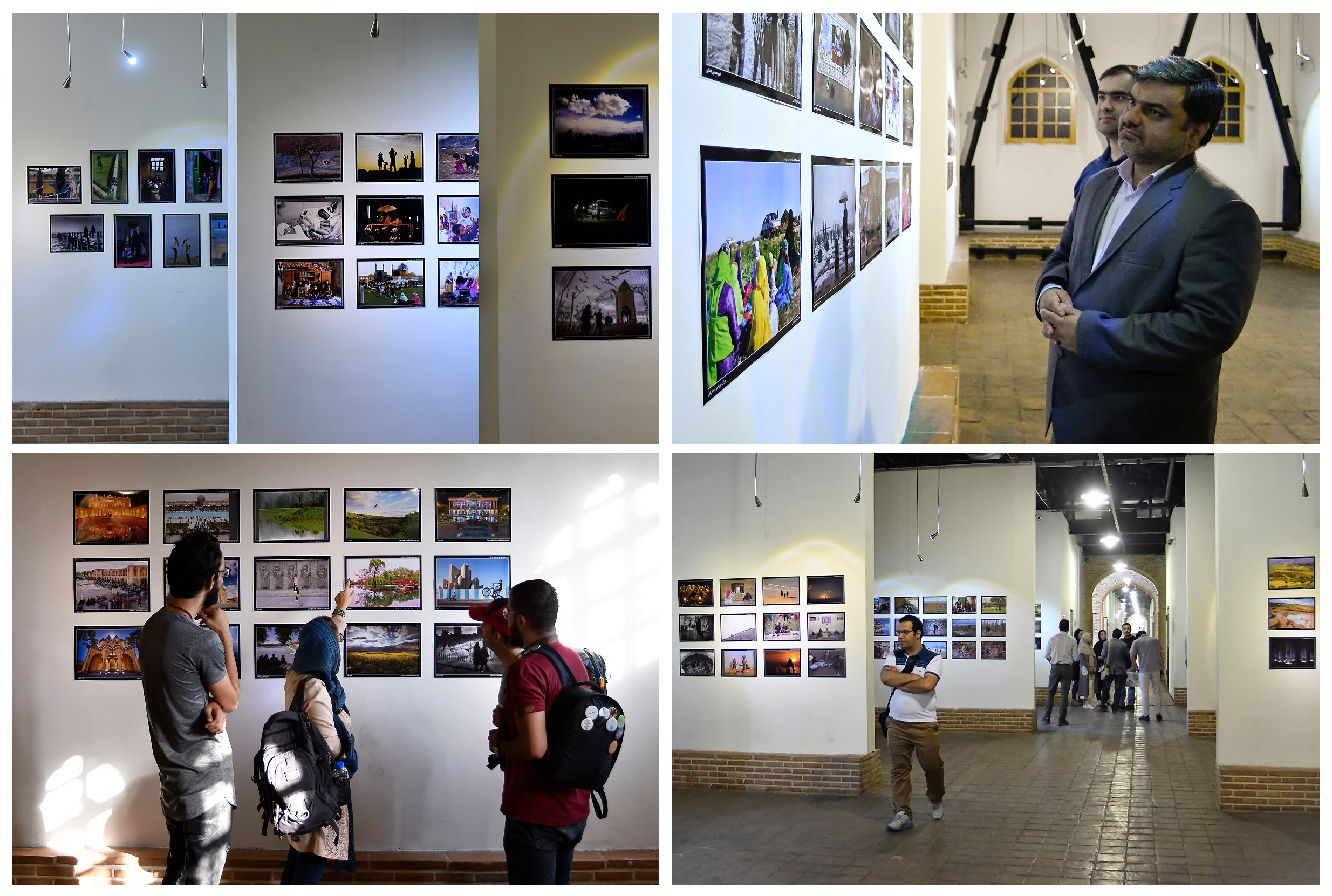 گزارش تصویری نهمین نمایشگاه عکس های برتر سال دوربین.نت در باغ موزه قصر