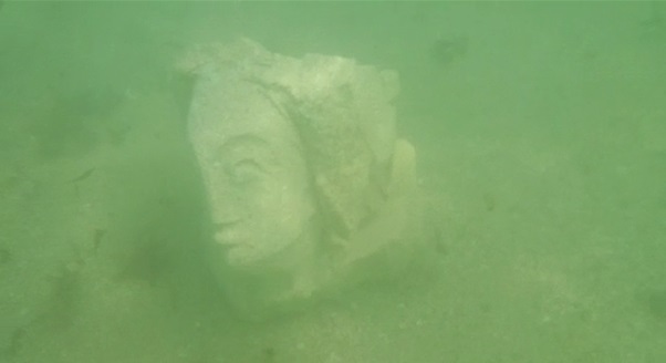 گزارش تصویری نمایشگاه مجسمه های سنگی در زیر آب های خلیج همیشه فارس