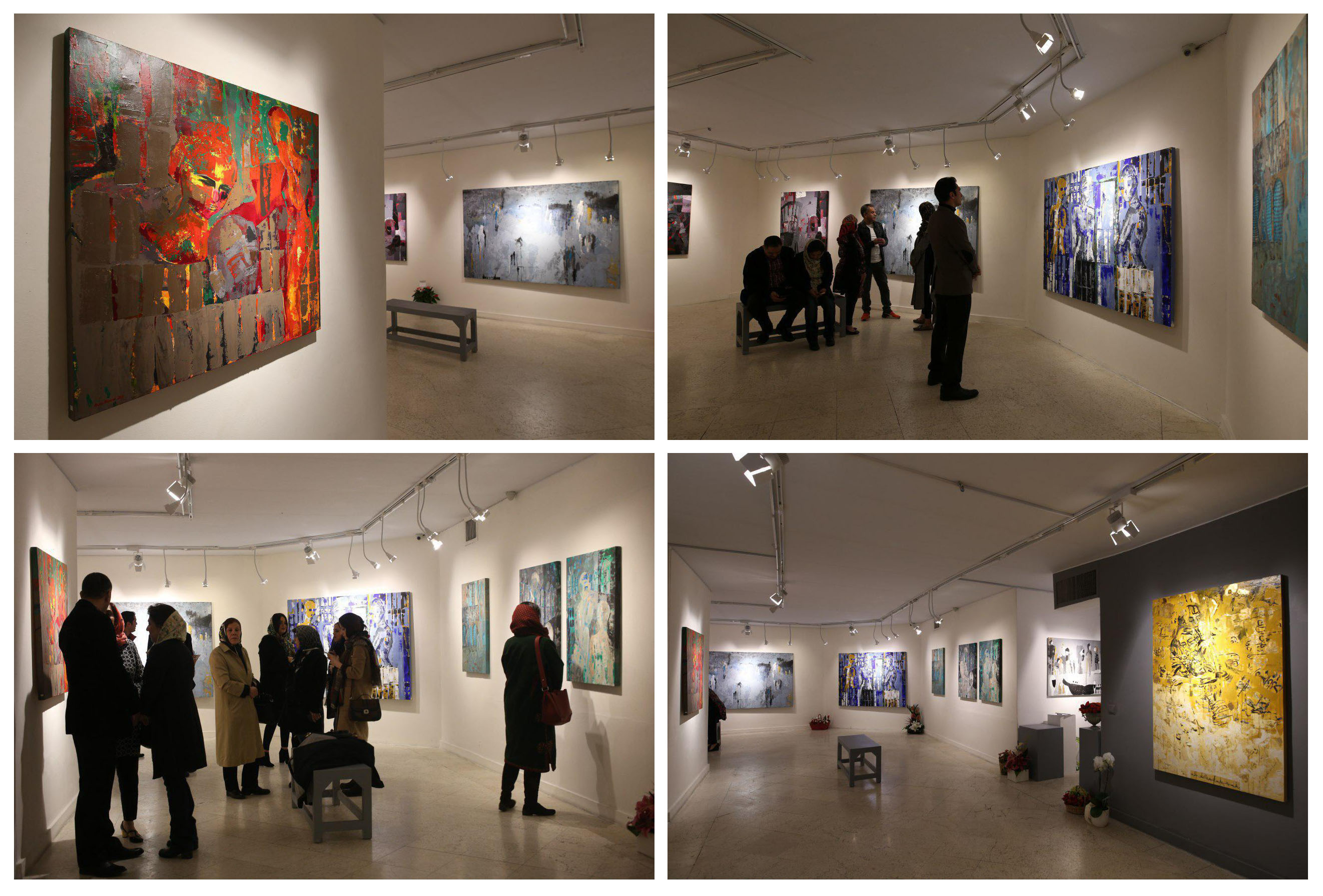 گزارش تصویری نمایشگاه "پریشانی" در گالری نگر