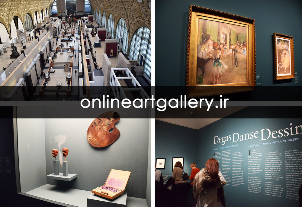 گزارش تصویری نمایشگاه مرور زندگی و آثار ادگار دگا در موزه اورسی پاریس (بخش اول)