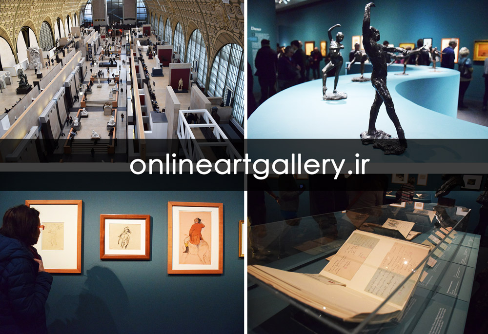گزارش تصویری نمایشگاه مرور زندگی و آثار ادگار دگا در موزه اورسی پاریس (بخش چهارم)
