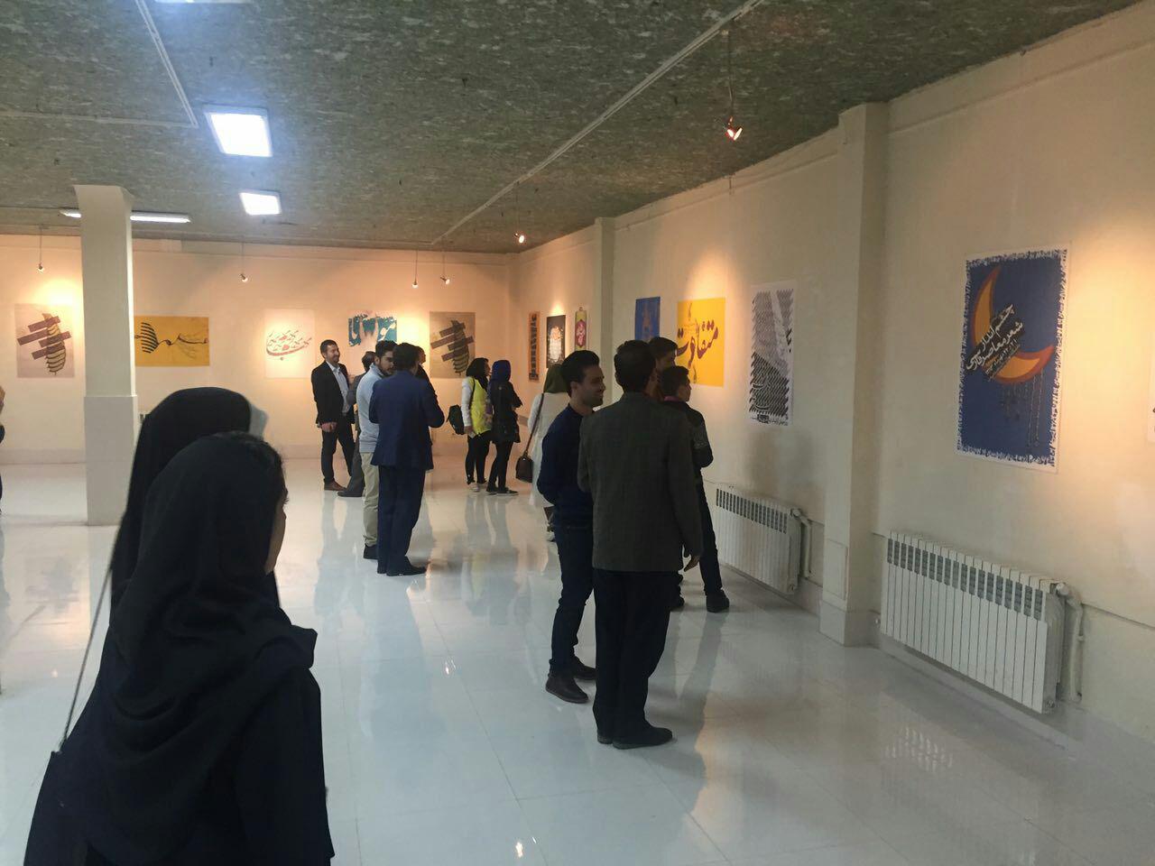 نمایشگاهی از آثار پوستر استاد فرزاد ادیبی در اردبیل
