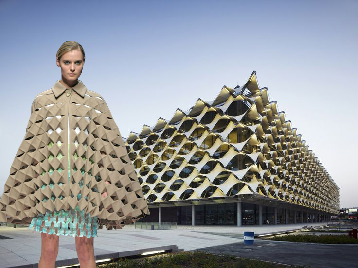 Does Form Follow Fashion? Viktoria Lytra`s Montages Keep Iconic Architecture In Vogue