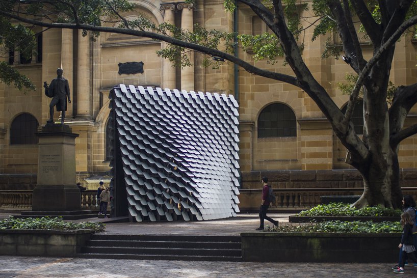 80Hz pavilion in sydney by thomas wing-evans turns paintings into music