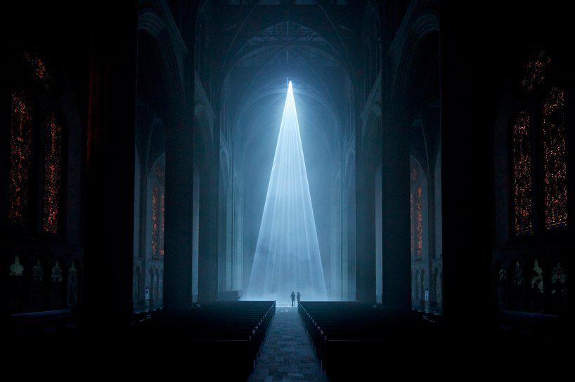 light illuminates san francisco cathedral with ephemeral atmosphere