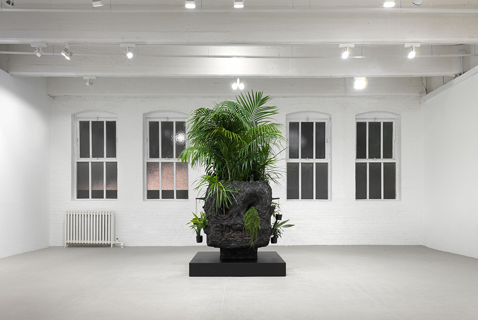 Exhibition of recent works by American artist Rashid Johnson on view at Hauser & Wirth