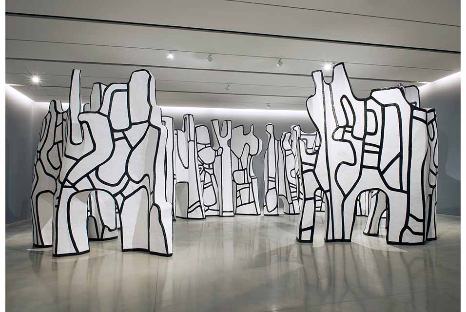 Pace Gallery exhibits a monumental sculpture by Jean Dubuffet