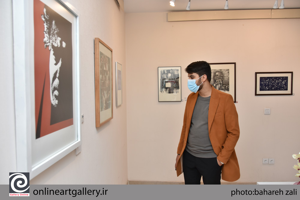 گزارش تصویری نمایشگاه آثار چاپ دستی هنرمندان معاصر در گالری بهارین