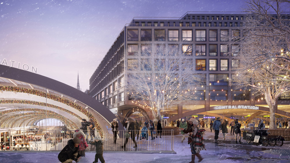 Foster + Partners Wins Competition to Design Central Station in Stockholm