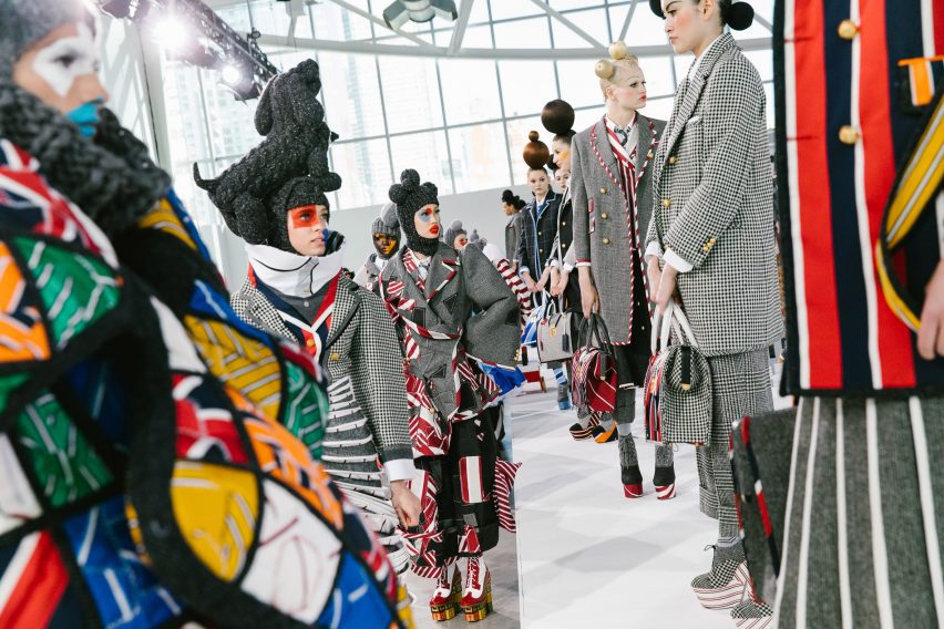 Thom Browne holds "teddy talk" for toy-inspired Autumn Winter 2022 collection