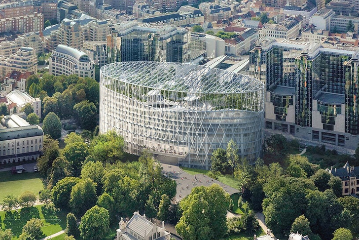 design collective EUROPARC wins competition to renew european parliament in belgium