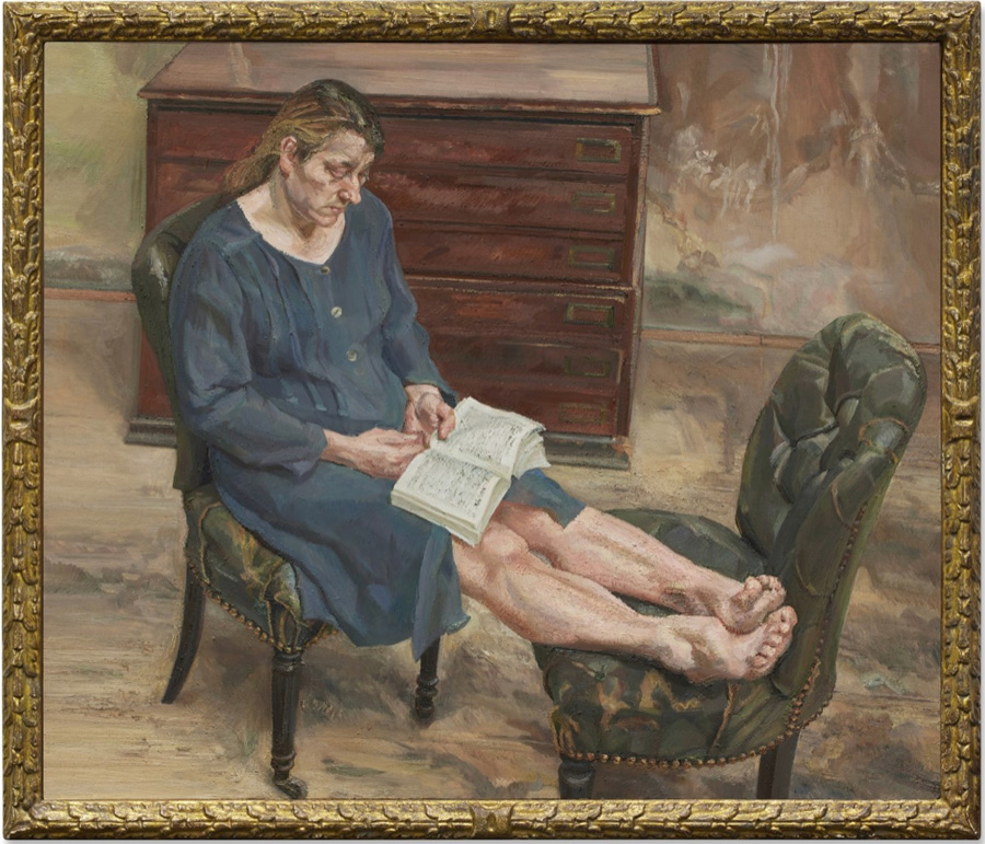 نقاشی عجیب «لوسیان فروید» از دخترش به فروش می رسد
