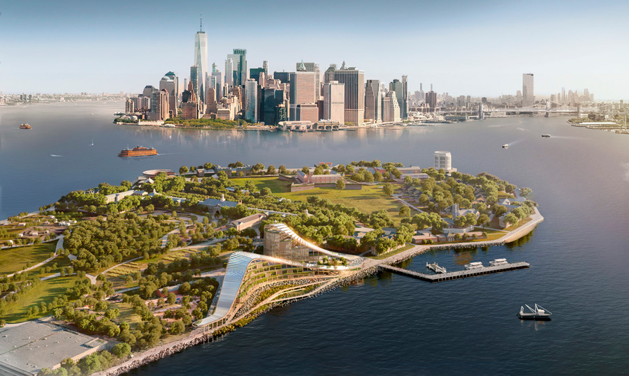 SOM Reveals Design for a Net-Zero Campus on Governors Island, New York City