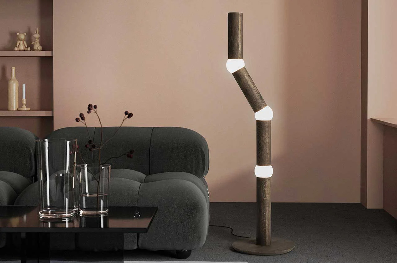 A Japanese Bamboo Forest Was The Design Inspiration For This Eclectic Floor Lamp
