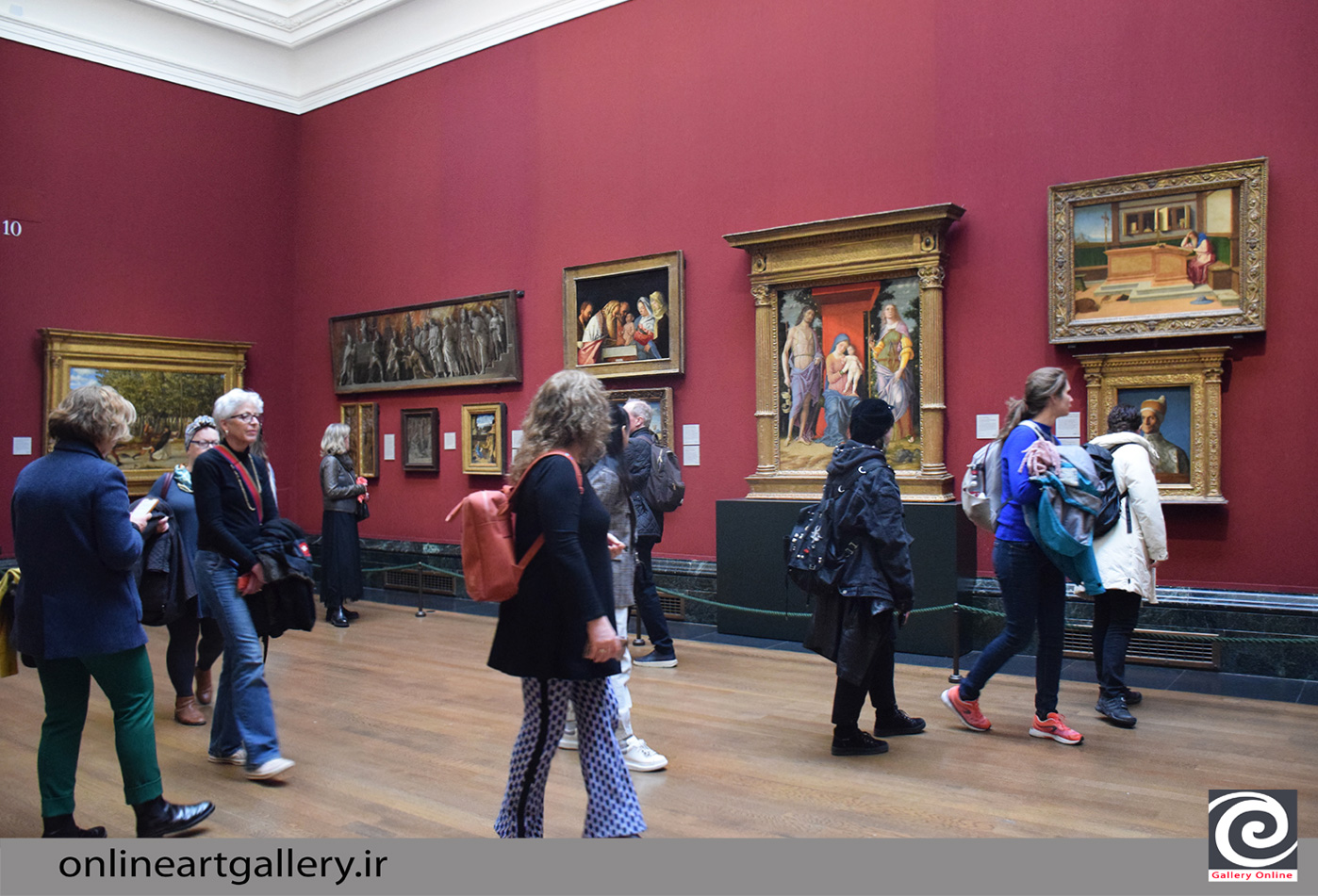 Visiting the National Gallery in London