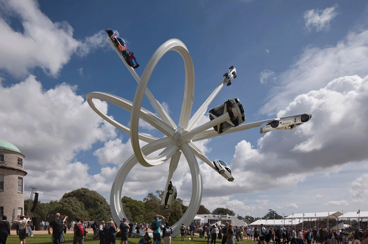 Porsche sculpture bewilders motorheads at Goodwood Festival of Speed 2023