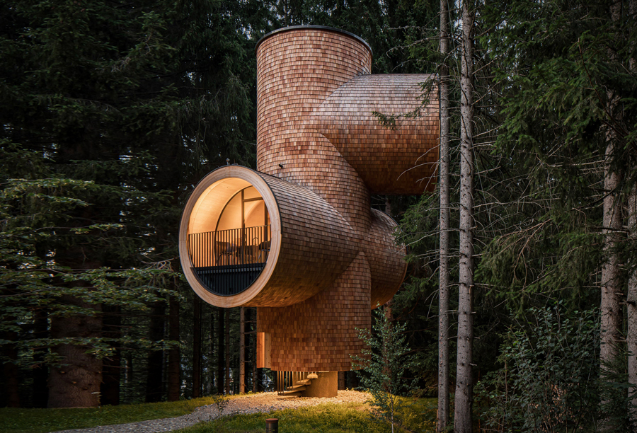 Fairytale inspired bert treehouses by Precht and BaumBau