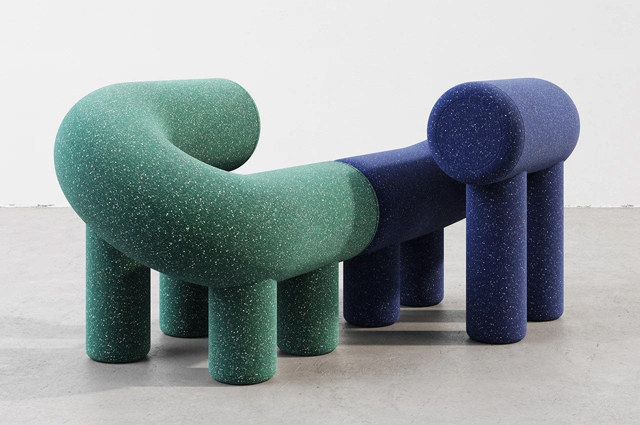 This cozy chonky armchair provides an interactive & playful seating experience