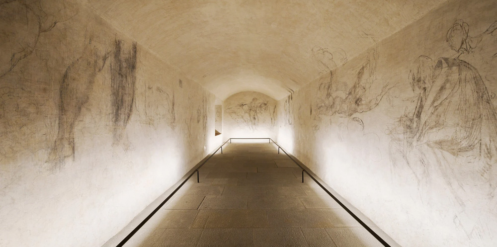 Michelangelo`s secret drawing room in florence opens to the public for the first time