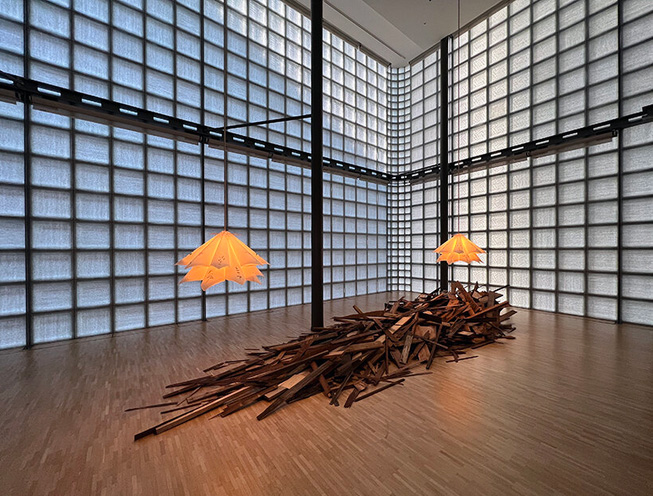 Jaeeun choi`s retrospective at ginza maison hermès forum examines the frailty of ecosystems