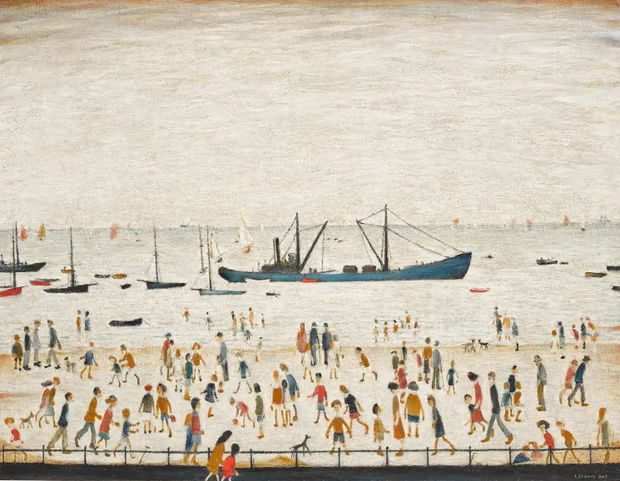 "One of his finest": LS Lowry seascape expected to sell for up to £1.5m