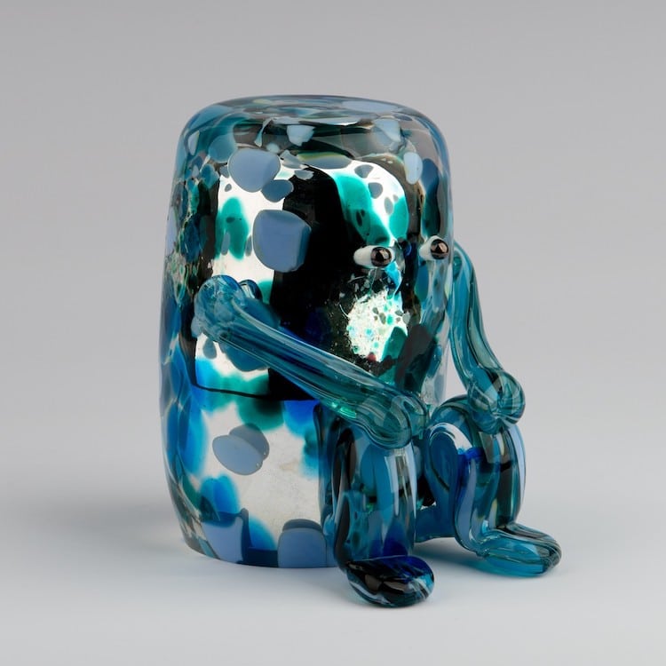Quirky Blob Characters Comes to Life in Charming Fusion of Ceramic and Glass Sculptures