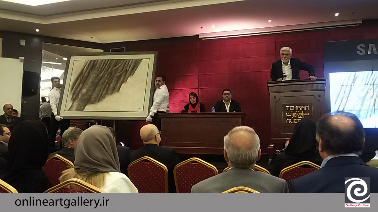 حسین پاکدل در پنجمین دوره حراج تهران 80 اثر را چکش زد