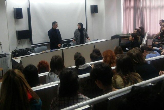 سخنرانی هنرمندان ایرانی در دانشگاه هنر بلگراد