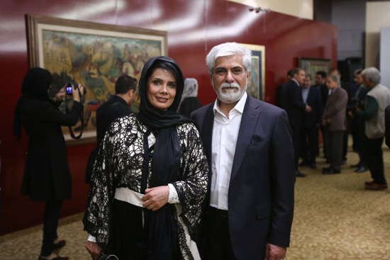 نمایشگاهی که وزیر ارشاد دوبار از آن دیدن کرد / شهرداد روحانی و عاطفه رضوی درباره حراج تهران چه گفتند