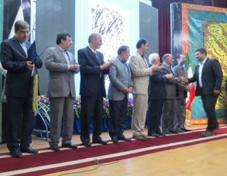 مراسم تجلیل از برگزیدگان چهارمین دوسالانه خوشنویسی کشور در قزوین برگزار شد