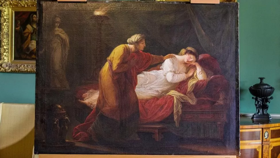 Angelica Kauffman painting returns to Stourhead after 140 years