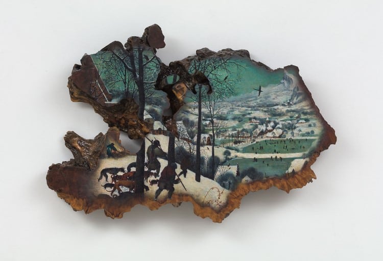 Stunning Paintings on Natural Materials Pay Homage to the Northern Renaissance