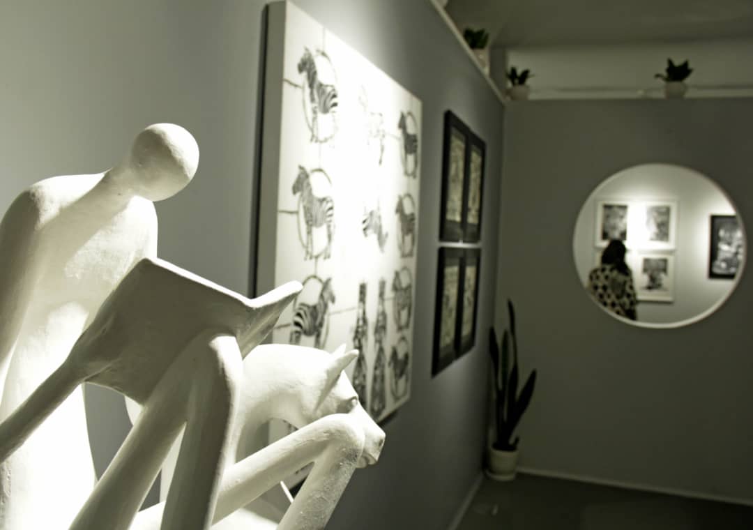 گزارش تصویری نمایشگاه "سیاه و سفید" در گالری گویا