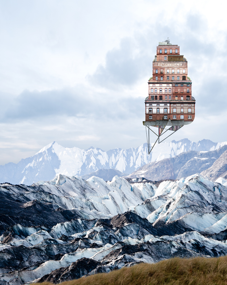Matthias Jung`s Collage Houses Redefine Surreal Architecture