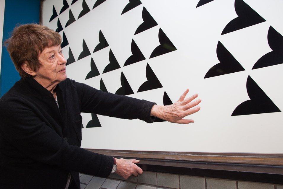 اثر جدید بریجت رایلی در Gemeentemuseum هلند پرده برداری شد