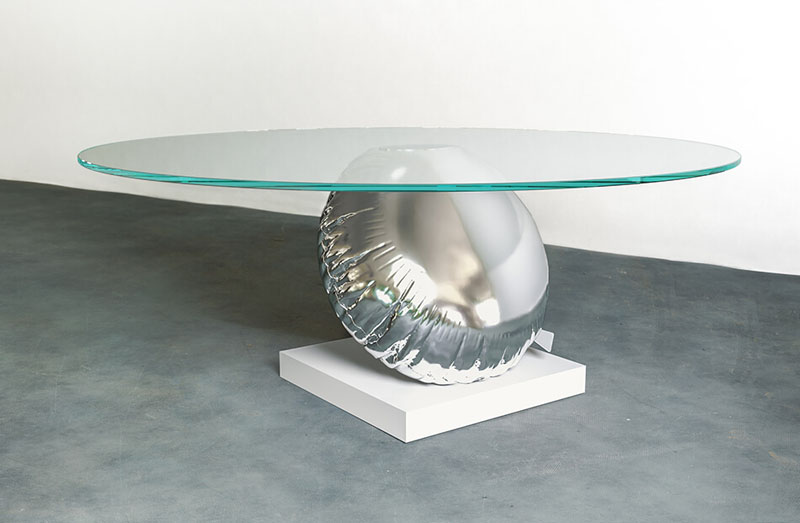 Duffy London Has Designed A Table That’s A Playful Interpretation Of Buoyancy And Balance