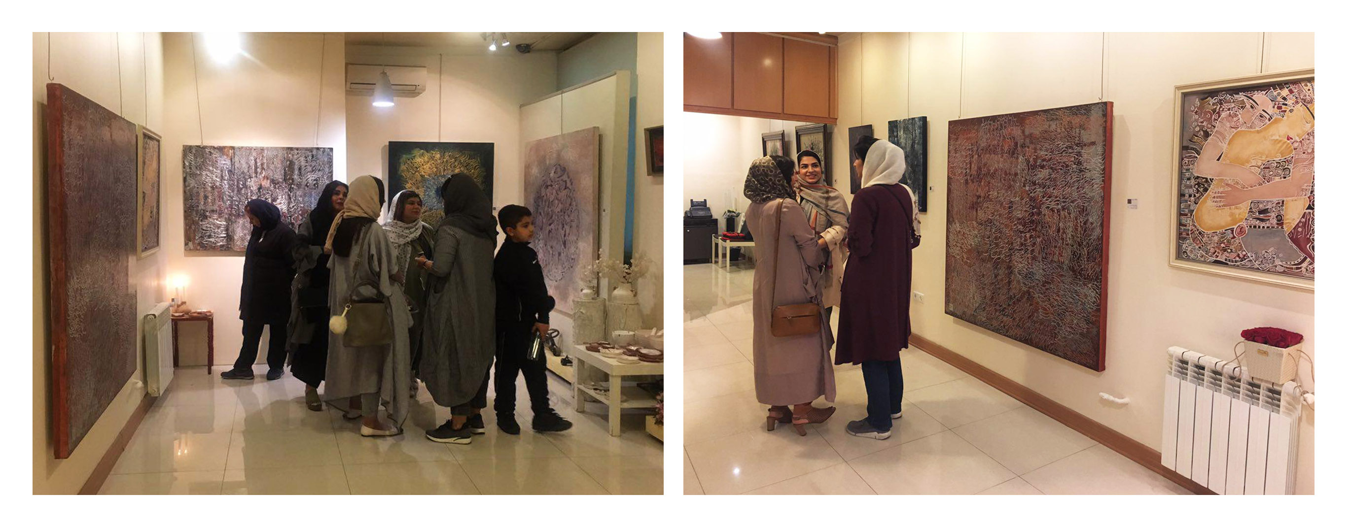 گزارش تصویری نمایشگاه هنرهای تجسمی "وارونا" در گالری احسان
