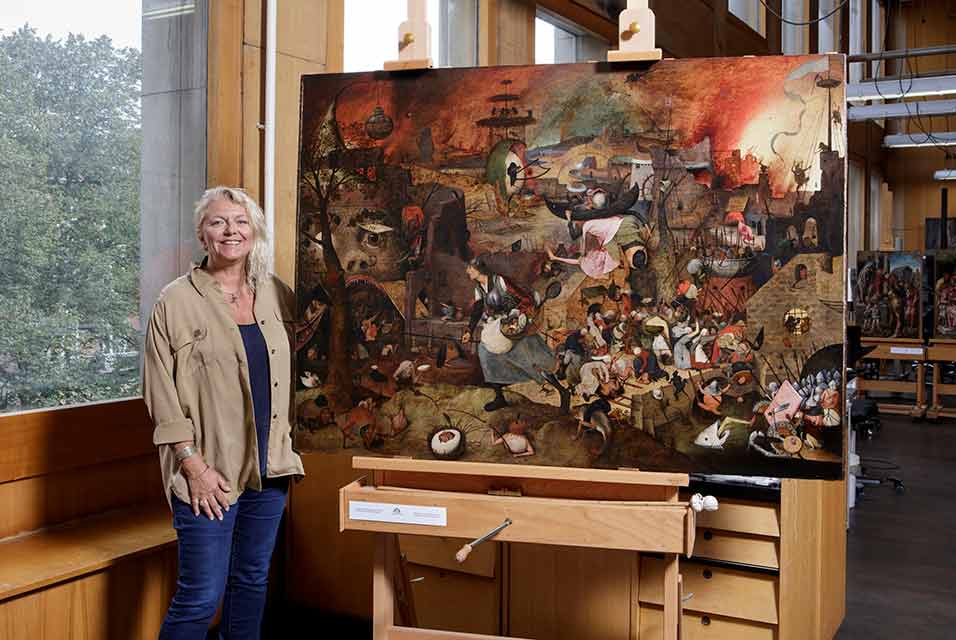Restoration of painting by Peter Bruegel the Elder reveals colour and discoveries