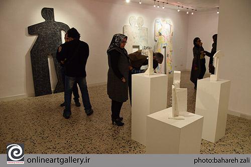 گزارش تصویری نمایشگاه حبیب فرج آبادی در گالری هما