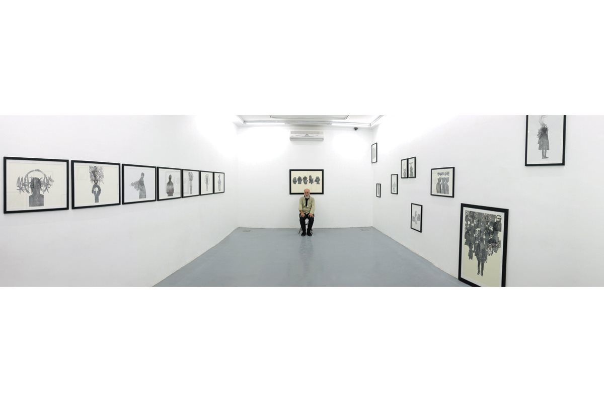 گزارش تصویری نمایشگاه رضا عابدینی در گالری آب /‌ انبار (آبان 94)